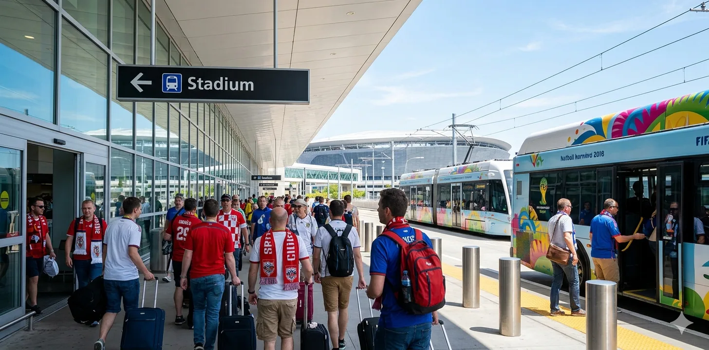 World Cup 2026: Getting from the Airport to the Stadium on Match Day