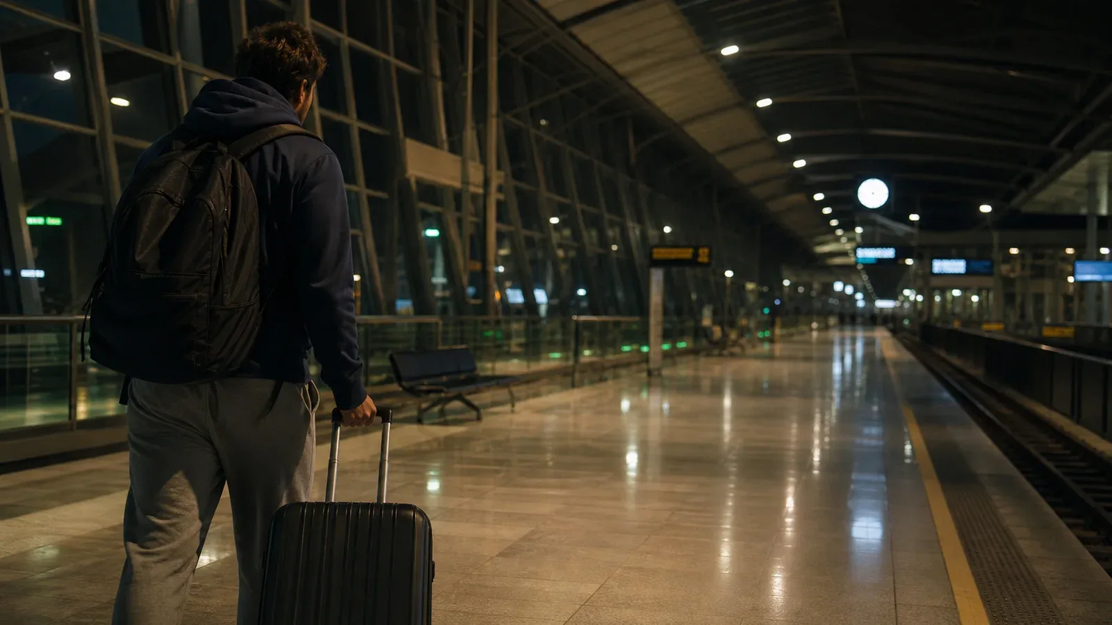 What to Do if You Land After the Last Airport Train in Europe